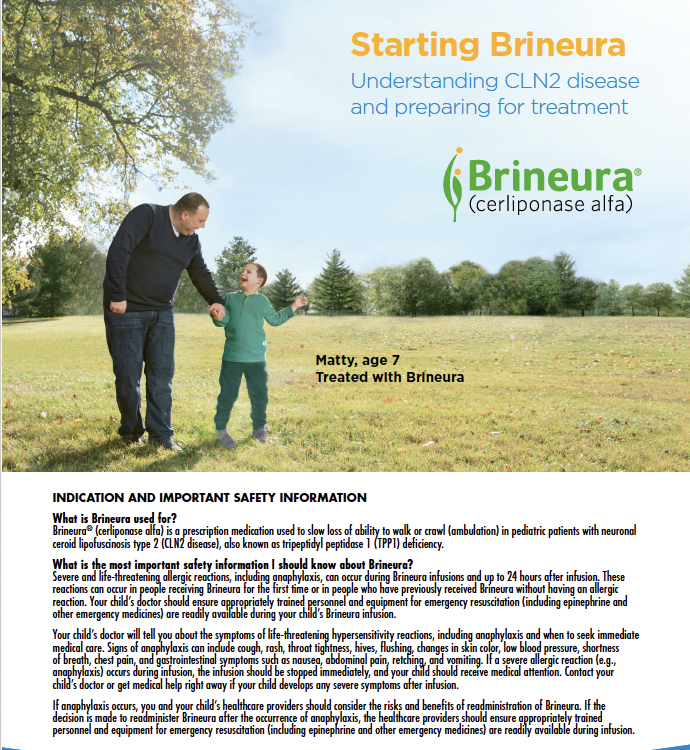 starting brineura resource